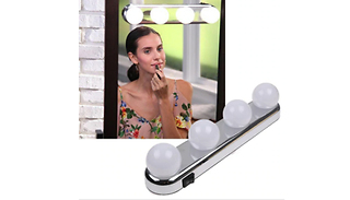 4 LED Portable Vanity Mirror Light