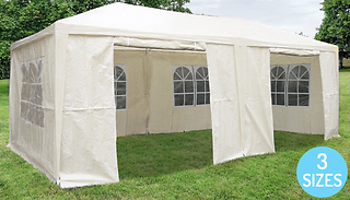 Large Garden Gazebo with Sides - 3 Sizes