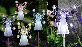 Angel Flower Garden Light Statue - 4 Colours