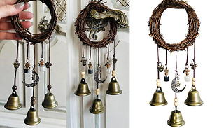 Witch Wind Chime Ornament - 1 or 2 Chimes