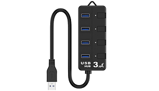 4 Port USB Hub With Power Switch