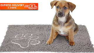 Soft Microfibre Absorbent Pet Mat - 4 Sizes