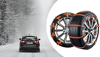 10-Pack of Universal Anti-Skid Tire Snow Chains