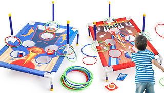 Beanbag Toss Garden Game with Optional Hoops - 2 Colours