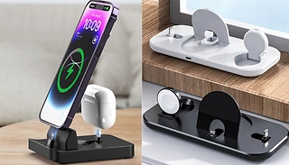 2-in-1 or 3-in-1 Wireless Charging Station - 2 Colours