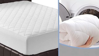 40cm Deep Quilted Microfibre Mattress Protector - 5 Sizes!