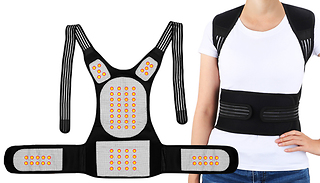 Self Heating Magnetic Back & Waist Brace - 2 Options & 3 Sizes