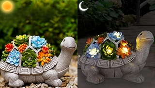 Smiling Tortoise Solar Light