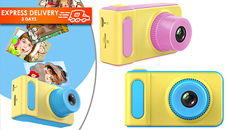 Mini Kid's Camera With Optional 16GB SD Card - 2 Colours