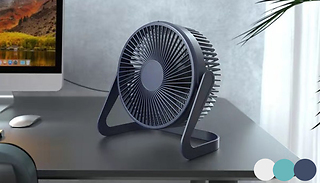 Portable 3-Speed Adjustable Desk Fan - 3 Colours