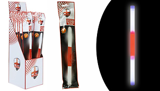 10-Inch England Football Supporters Jumbo Glow Sticks - 1 or 3