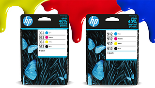 4-Pack of HP Ink Cartridges - 5 Options