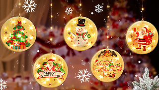 Christmas Hanging LED Light Ornament - 5 Designs