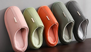 Unisex Waterproof Anti-Slip Indoor Warm Slippers - 5 colours & 5 sizes