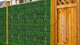 1 or 3-Pack of Artificial Ivy Hedge Privacy Screens - 3 Sizes