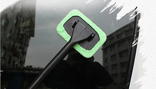 1 or 2 Car Window Cleaning Brush Kits - 2 Colours 