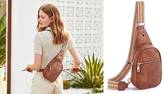 PU Leather Crossbody Sling Bag - 3 Colours