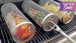 1 or 2 Stainless Steel BBQ Grill Cooking Tubes - 2 Sizes