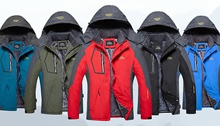 Men's Outdoor Water Resistant Jacket - 5 Colours & 6 Sizes