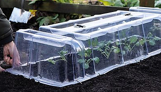 1 or 2 Mini Garden Greenhouse Cloche