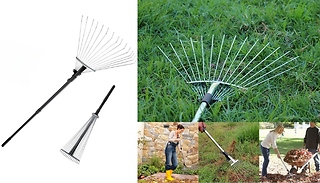 Telescopic Expanding Garden Rake!