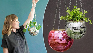 Disco Ball Hanging Planter - 4 Sizes & 6 Colours