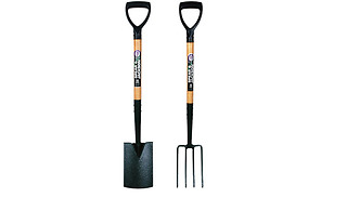 2 Piece Carbon Steel Border Fork & Spade Set
