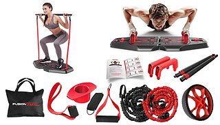 8 Piece Portable Home Gym Workout Equipment