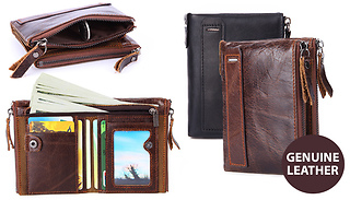 RFID Blocking Real Leather Wallets - 2 Colours
