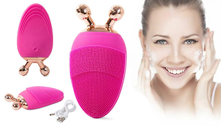 2-in-1 Electric Facial Cleansing Brush - 2 Colours