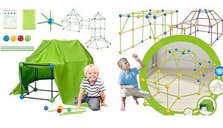 Kid's Fort Building Kit - 67, 88 or 156-Piece