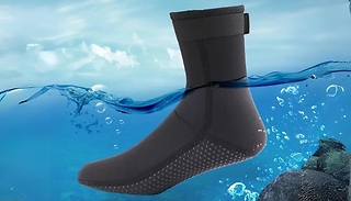 Pair of Anti-Slip Neoprene Wetsuit Socks - 4 Colours & 5 Sizes!