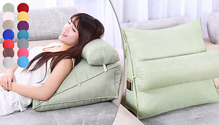 Adjustable Wedge Lounger Cushion - 14 Colours
