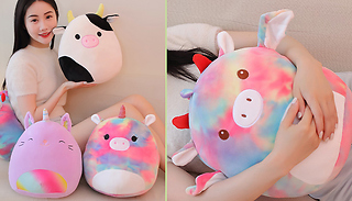 Animal Soft Squish Pillows - 4 Colours