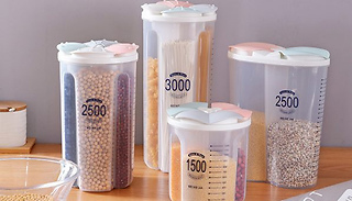 Multi-Compartment Food Storage Container - 4 Sizes