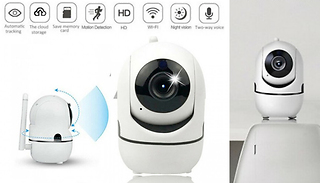 Wireless Automatic Tracking Security Camera - 720P or 1080P
