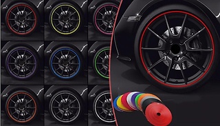 8m Adjustable Rubber Strip Wheel Protector - 10 Colours!