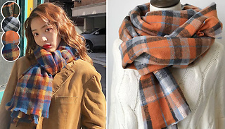 Women's Plaid Scarf - 4 Colours