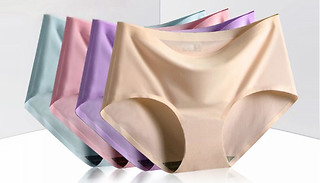 2 or 4-Pack of Women's Lightweight Seamless Knickers - 4 Colours