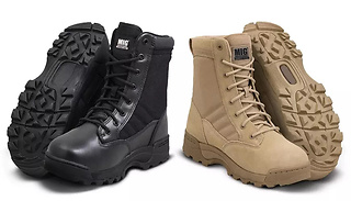 Men's Tactical Combat Boots - 6 Sizes & 2 Colours