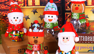 Christmas Plush Top Sweet Jar - 9 Designs