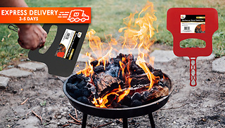 2x Handheld Barbecue Fire-Growing Fan