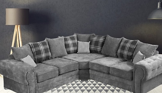 Verona Corner Sofa - In Kensington Grey!
