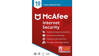 McAfee Internet Security 2022 10 Devices 1 Year