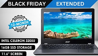 Acer Chromebook C740 11.6-Inch Intel Celeron 16GB SSD 4GB RAM