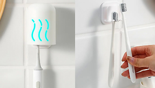 Wall-Mounted Toothbrush Storage Rack