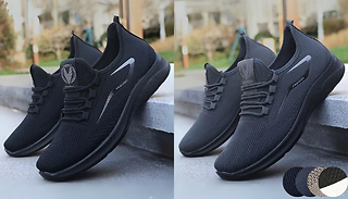 Breathable Mesh Slip-On Running Shoes - 4 Colours, 6 Sizes