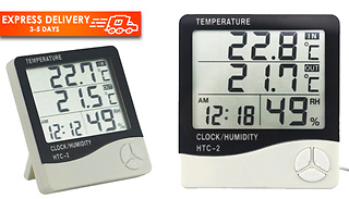 Digital LCD Humidity & Temperature Thermometer