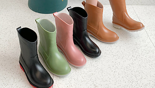 Women's Waterproof Rain Boots - 5 Sizes & 5 Colours