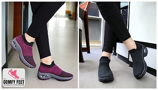 Comfy Feet Breathable Air Cushion Women's Trainers